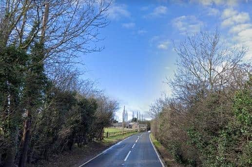 Police were contacted by the ambulance service at 10.48am who were attending a serious road traffic collision on the A659 Harewood Road at East Keswick. PIC: Google