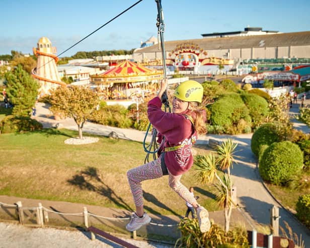 Daredevil kids can have a go at Butlin's zipwire