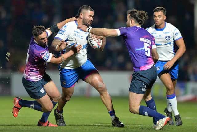 Wakefield Trinity's David Fifita could return to face Hull KR. Picture: Bruce Rollinson.