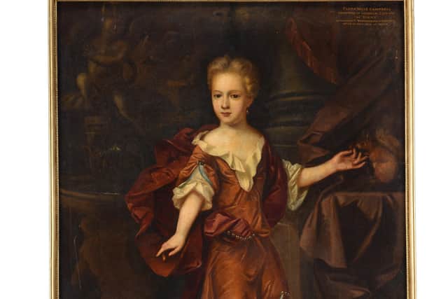 Five year old Lady Flora Mure-Campbell (1780-1840), later the Marchioness of Hastings.