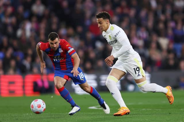 Rodrigo is pursued by James MacArthur. Pic: Julian Finney.