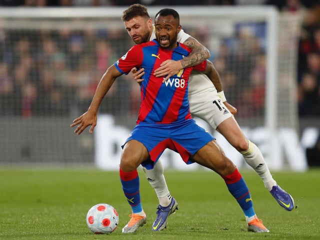 3 - Provided a couple of nice moments in the opposition half but struggled badly defensively up against both Ayew and Olise.
Photo by IAN KINGTON/AFP via Getty Images.