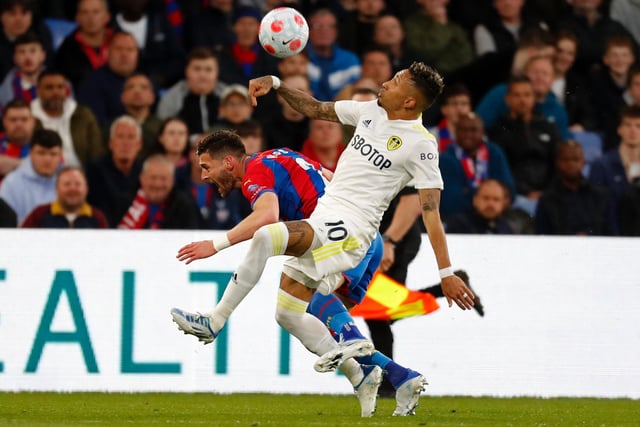 4 - Willing to try and get at Palace but had little in the way of service. Wasn't at his best when he did get the ball.
Photo by IAN KINGTON/AFP via Getty Images.