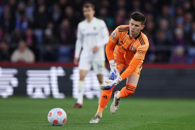BIG POTENTIAL - Both Patrick Vieira and Jesse Marsch agree that Leeds United goalkeeper Illan Meslier has huge potential. Pic: Getty