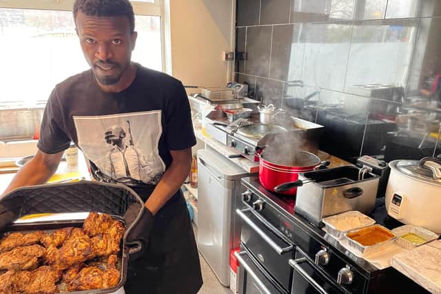 Rochelle Wall, 52, and Amadou Diallo, 25, opened the doors to AfroSpice on Monday April 18.
