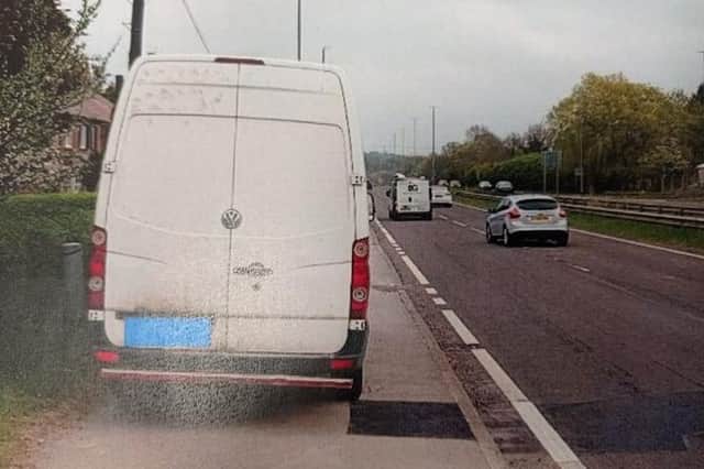 "You said, we did": Police seize van from driver for parking on the pavement in Leeds 
cc WYP