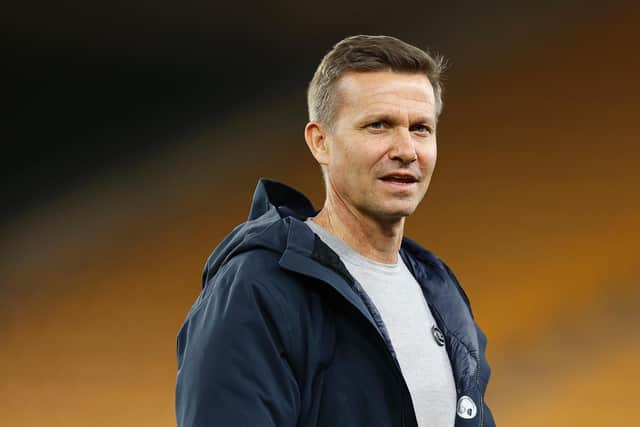 Leeds United boss Jesse Marsch. Pic: James Baylis.