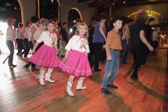 Around 80 people of all ages took part in a three hour, 50 dance, line dancing marathon in aid of St. Gemma's Hospice. The event took place at The Engine Shed in Wetherby with many of the dancers from Harrogate's The Manhattan Club.