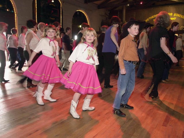 Around 80 people of all ages took part in a three hour, 50 dance, line dancing marathon in aid of St. Gemma's Hospice. The event took place at The Engine Shed in Wetherby with many of the dancers from Harrogate's The Manhattan Club.