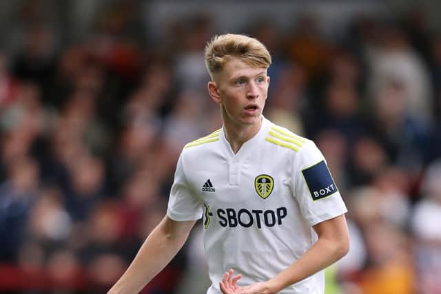 Leeds United midfielder Stuart McKinstry. Pic: LUFC.