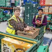 Project manager Wendy Doyle with Nathanya Laurent, foodbank development manager at the Leeds South and East Foodbank.