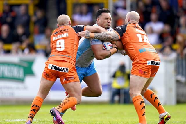 Leeds Rhinos' Zane Tetevano is back from ssuspension. Picture: Danny Lawson/PA Wire.