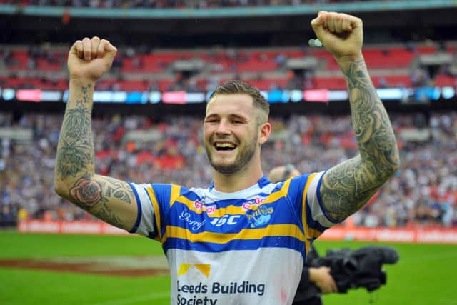 Zak Hardaker, a treble winner in 2015 with Leeds Rhinos, has rejoined the club. Picture: Steve Riding.