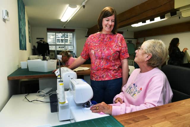 The school offers sewing lessons and workshops (Photo: Jonathan Gawthorpe)