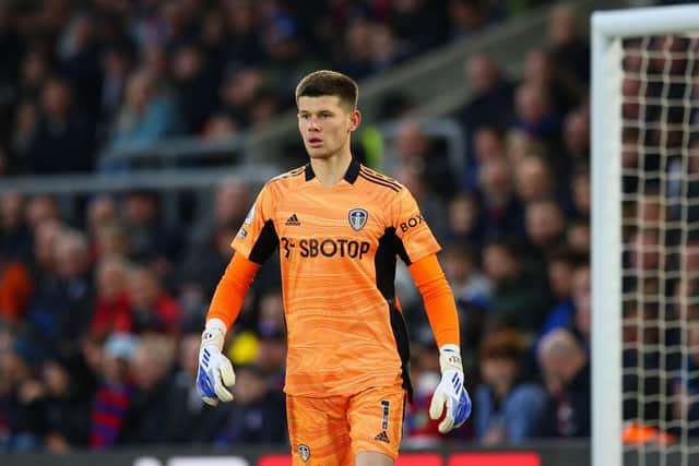 ICEMAN: Leeds United goalkeeper Illan Meslier was 'buzzing' with his clean sheet away to Crystal Palace, according to teammate Kalvin Phillips (Photo: Craig Mercer/MB Media/Getty Images)