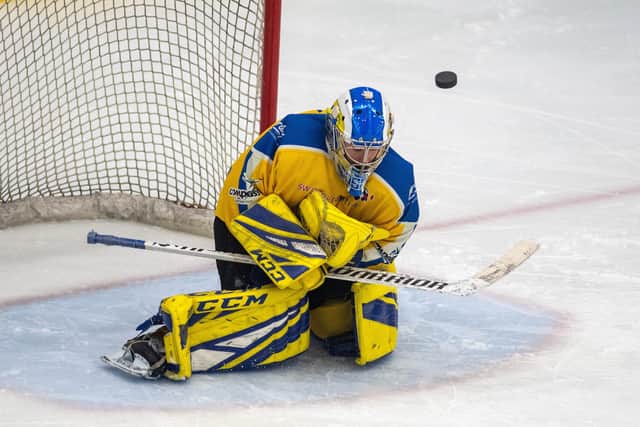 TOP PERFORMER: Goaltender Sam Gospel has been a standout performer for Leeds Knights this season. Picture: Bruce Rollinson