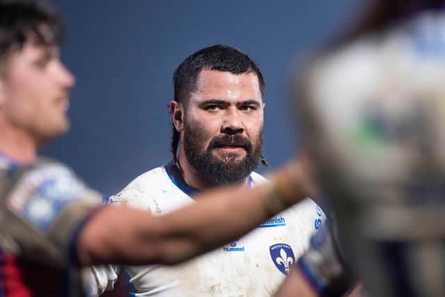 Wakefield Trinity's David Fifita is hoping to return to action against Huddersfield Giants on Thursday night. Picture by Allan McKenzie/SWpix.com