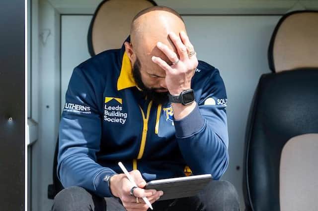 Rhinso' interim-boss Jamie Jones-Buchanan has some decisions to make as he ponders his lineup to face Hull KR. Picture by Allan McKenzie/SWpix.com.