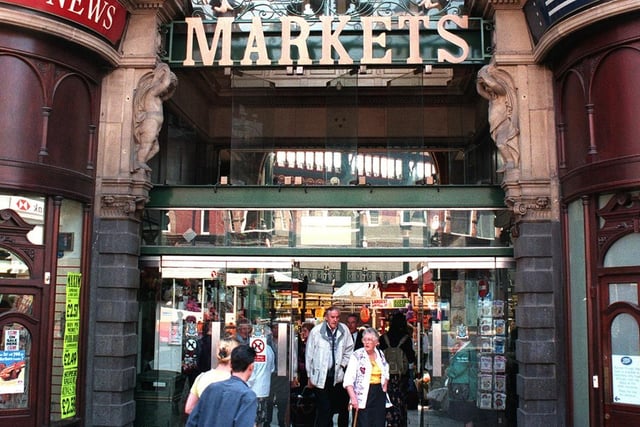 The main entrance to Kikrgate Market.