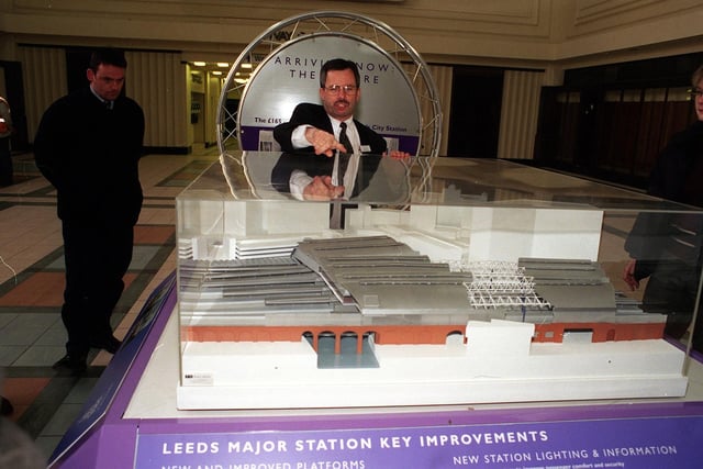 Plans for a new and improved Leeds City Station were revealed to the public.  Pictured is Chris Calow, Leeds City Station duty manager.
