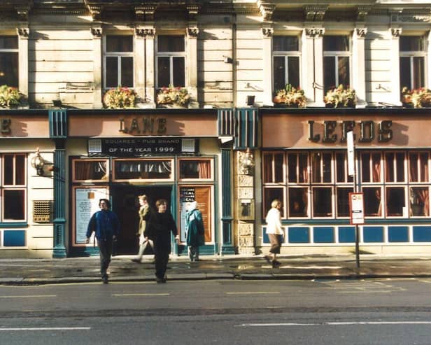 Were you a regular here back in the day?  Square On The Lane on Boar Lane pictured in September 1999.