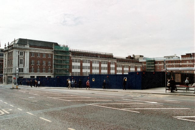 A view looking from Albion Street onto the cleared site of what became The Light entertainment complex.