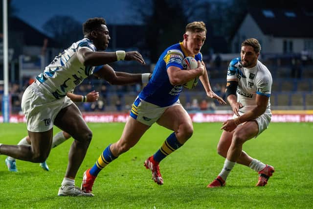 Jack Broadbent had a strong game against Toulouse last week. Picture by Bruce Rollinson.