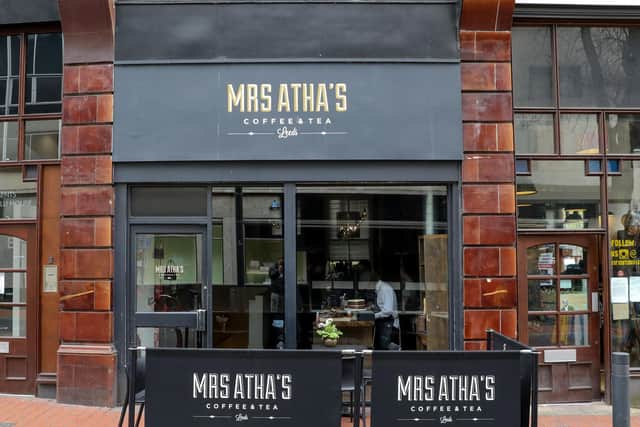 Head down to Mrs Atha's to enjoy carefully poured coffee and tea, plus light meals and cakes, all in a cafe with a great urban vibe. Photo: James Hardisty