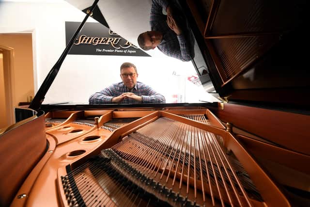 Mark said the attention to detail, good products and wraparound customer service is is the secret to The Piano Man's success (Photo: Simon Hulme)