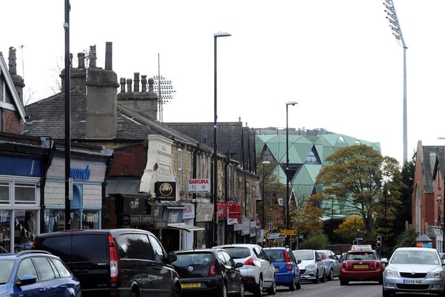There were 134 shoplifting crimes in Headingley Central