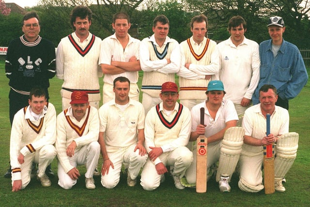 Pictured, back row from left, are Alan Kaunz, Mick Marshall, Mark Hobson, Jason Caines, Graham Reid, Ian Frost and Richard Colledge. Front row, from left, are Mark Ewen, Andy Shepherd, Jason Hawksworth, Graham Curtis, Paul Hepworth and Colin Haygreen.