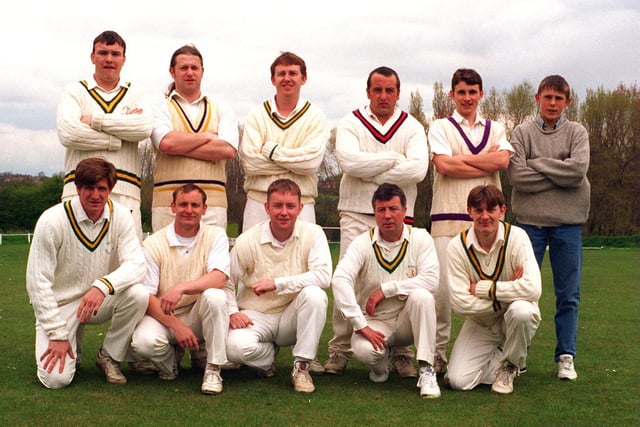 Pictured, back row from left, are Nigel Danby, Jonathan Cockroft, Dave Stocks, Phil Smith, Simon Danby and Karl Ward (scorer). Front row, from left, are Michael Adams, Martin Brock, Richard Hopwood, John Baddeley, (captain) and Craig Ancliffe.