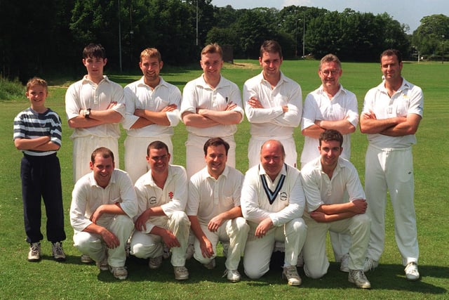 Pictured, back row from left, are Richard Smith (scorer), Chris Atter, Richard Lester, Andrew Clews, Tim Keane, Jef Bielby and Clive Baldwin. Front row, from left, are Justin Farrow, Steve Frost, Darren Lyons (captain) Ray Smith and Joe McTigue.