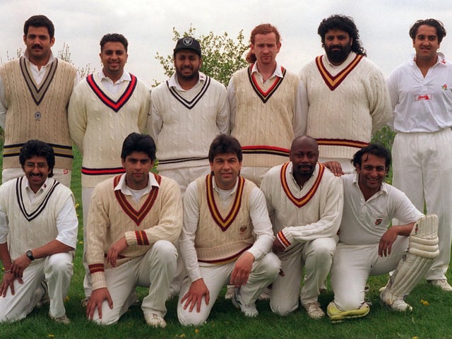 Division 2 team Khalsa CC pictured in May 1996. Back row, from left, are Vivek Razdan, Narinder Singh, Amerjit Matharu, Jon Hodson, Gurdeep Singh Ryatt and Gurdev Singh. Front row from left, are Manjit Matharu, Nadeem Hanif, Mohammed Seraj, Everton Wattley and Mahesh Patel.