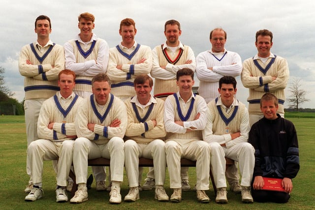 Pictured, back row from left, are Jeremy Bowman, Simon Bowman, Alistair Bowman, Neil Edgecock, Glyn Jepson and Tim Hegarty. Front row, from left, are Matthew O'Brien, Martin Sparling, Tony Nicholson, Stuart Pickles, (captain) Jonathan Colley and Matthew Wright (scorer).