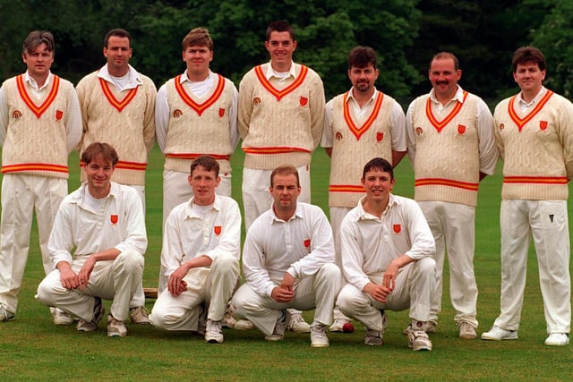 Pictured, back row from left, are Paul Huby, Clive Baldwin, Henry Paul, Benn Taylor, Richard Bolton, John Wood and Simon Burton. Front row, from left, are David Singleton, Paul Regan, Richard Carlton (captain) and Christopher Wilkinson.