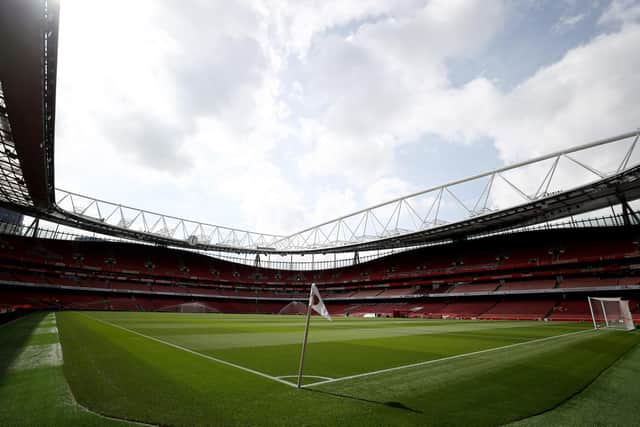 GRAND STAGE: As Leeds United take in their final game of the season against Arsenal tonight at the Emirates Stadium, above.
Photo by Ryan Pierse/Getty Images.