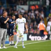 RELENTLESSLY POSITIVE - Leeds United boss Jesse Marsch took the positives despite a day of bitter, painful blows as Manchester City won 4-0 at Elland Road. Pic: Getty