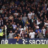 TAKING PELTERS - Jack Grealish was pelted with the paper left over from Leeds United's East Stand tifo during Manchester City's 4-0 Elland Road win. Pic: Getty