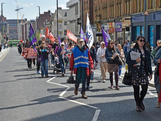 "We will be marching and will have great speakers including Richard Burgon MP and Sarah Wooley General Secretary of BFAWU."