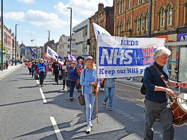 The march set off at 12 noon from the art gallery steps.
