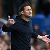 QUESTION: Raised by Everton boss Frank Lampard, above, as his Toffees side plus Leeds United and Burnley slug it out for Premier League survival. 
Photo by PAUL ELLIS/AFP via Getty Images.