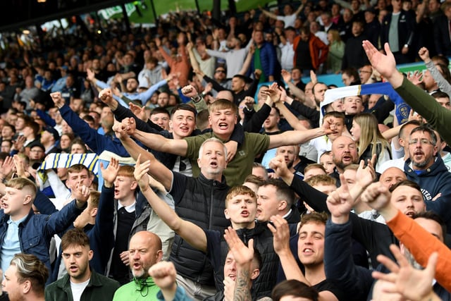 As Leeds United's fans cheer on their side against title-chasing City.