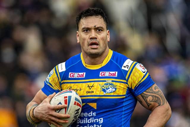 Zane Tetevano has completed a ban, but Rhinos lose two more to suspension. Picture by Tony Johnson.