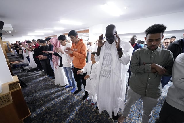 Leeds Imam Qari Asim said: "There will be monumental celebrations on the joyous occasion of Eid this year. Everyone is in high spirits and full of joy as this is the first time in two years that we can come together free of all Covid restrictions." (Pic: Danny Lawson/PA)