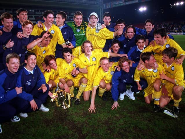 Leeds United's FA Youth Cup winners in 1997. PIC: Mark Bickerdike