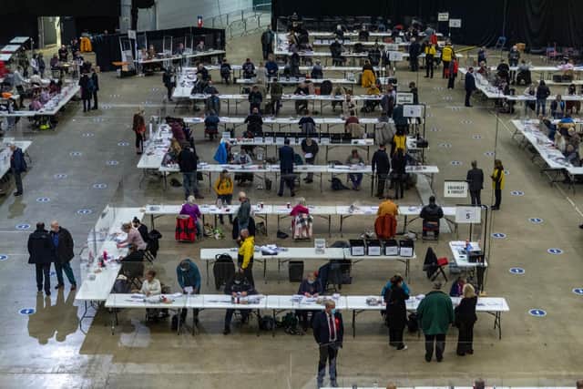 The count last year during the 2021 local elections.