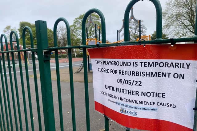Recent complaints by Pudsey residents about the state of the play park - with run down facilities and old equipment - led councillors in the area to share the plans for a transformation of the park earlier this year.