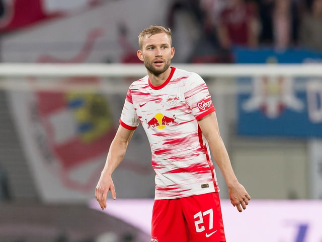 Konrad Laimer of RB Leipzig is being eyed by Liverpool, Tottenham Hotspur and Bayern Munich.