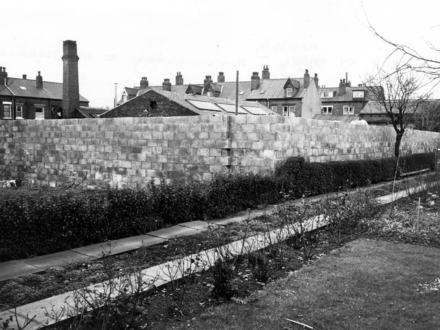 The rear of the works of the South Leeds Leather Company on Mafeking Mount pictured in March 1980.